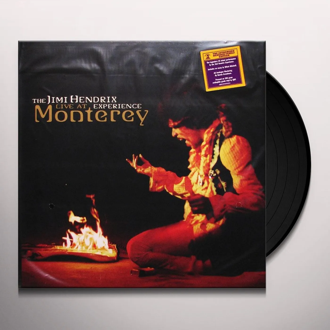 Jimi Hendrix LIVE AT MONTEREY (180G) Vinyl Record