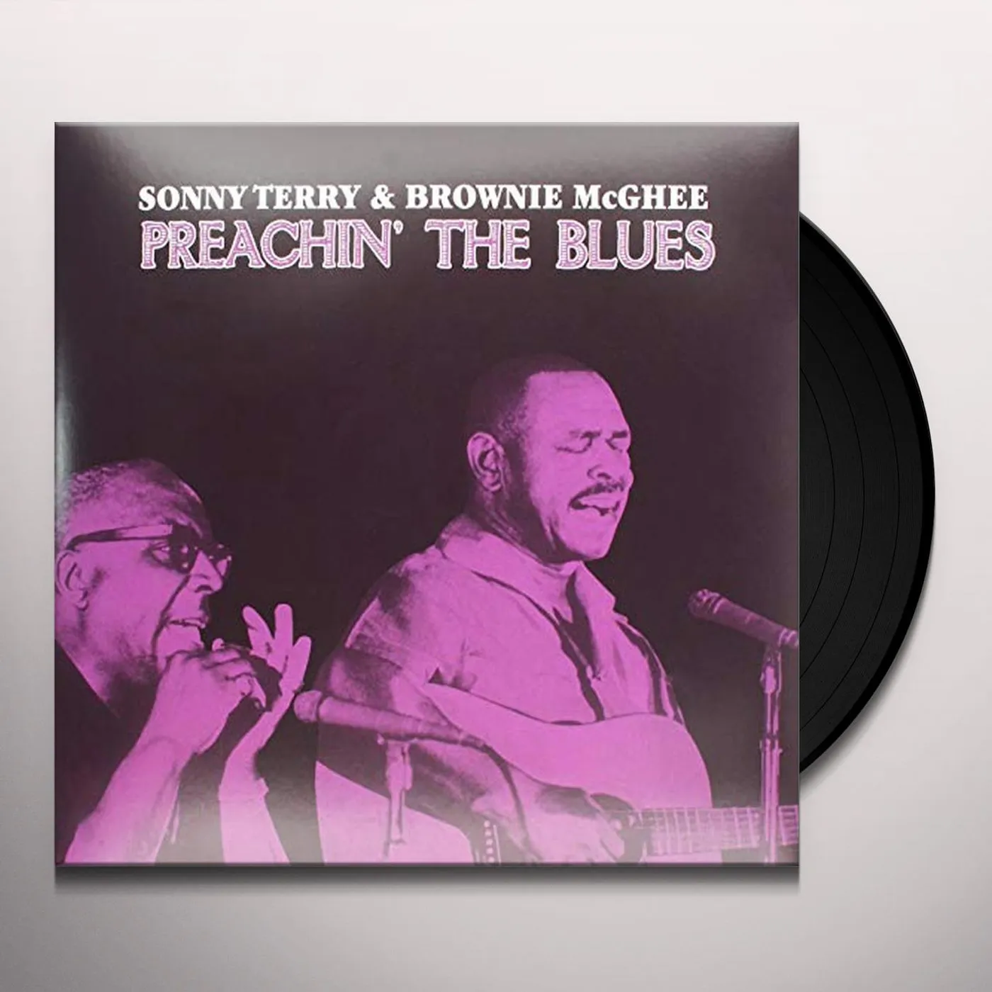 Sonny Terry & Brownie PREACHIN THE BLUES Vinyl Record