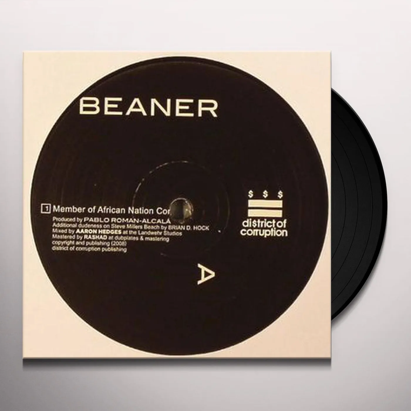 Beaner PERSONALITIES Vinyl Record