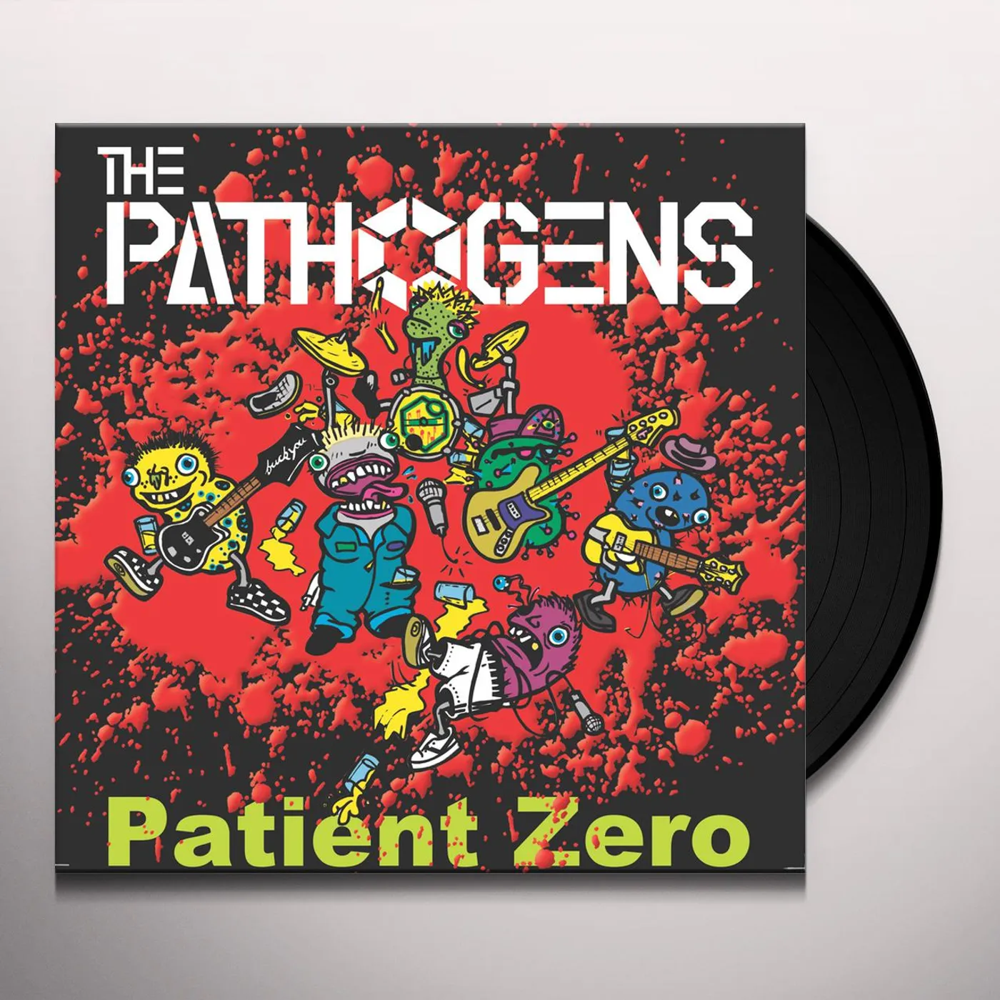 The Pathogens PATIENT ZERO (WHITE & OXBLOOD) Vinyl Record