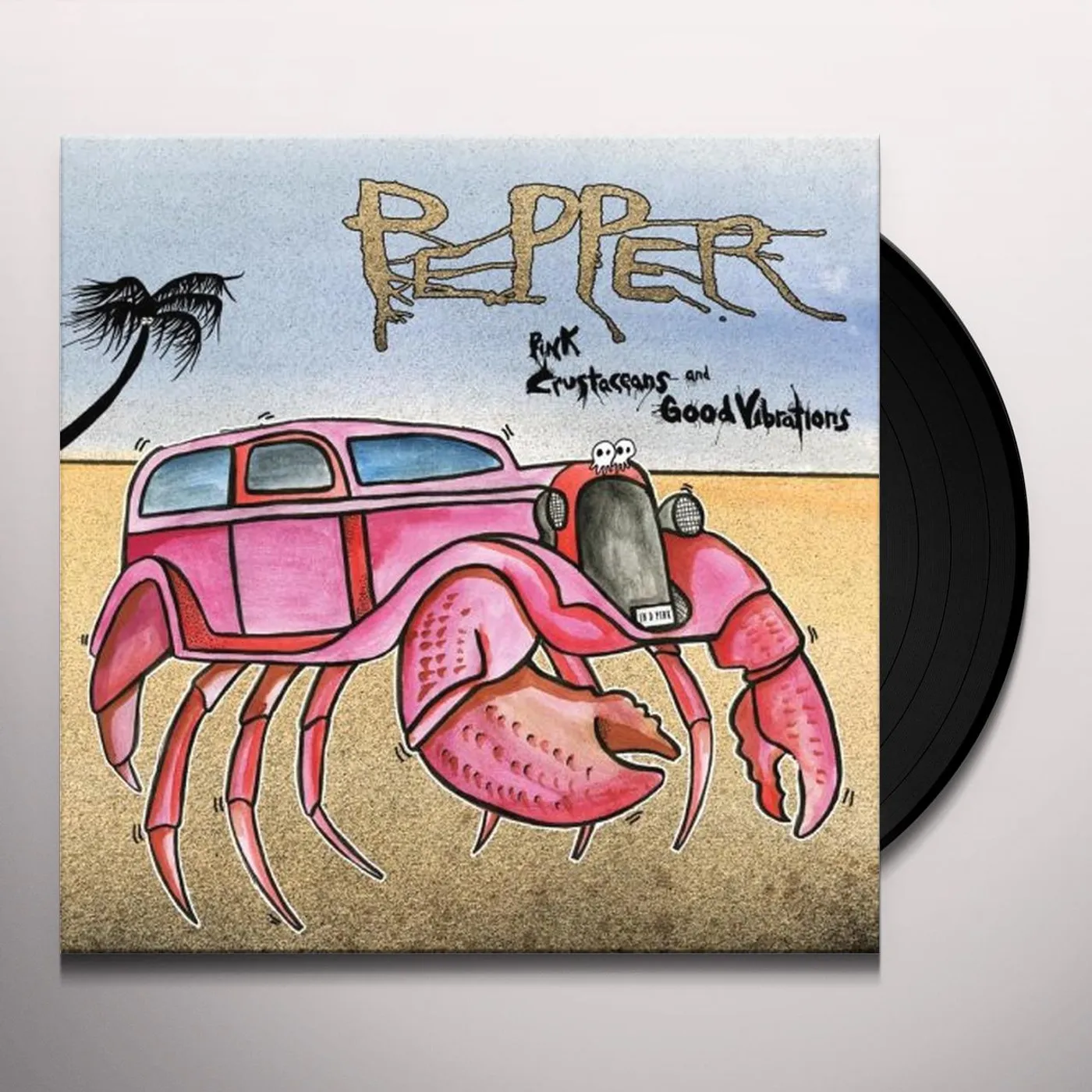 Pepper Pink Crustaceans and Good Vibrations Vinyl Record