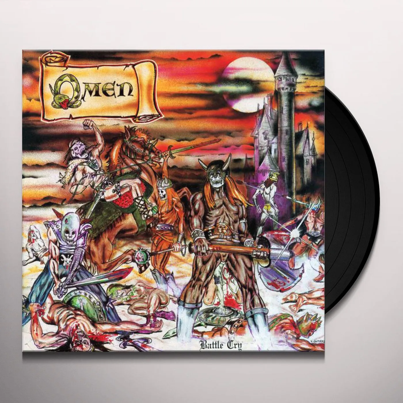 Omen Battle Cry Vinyl Record