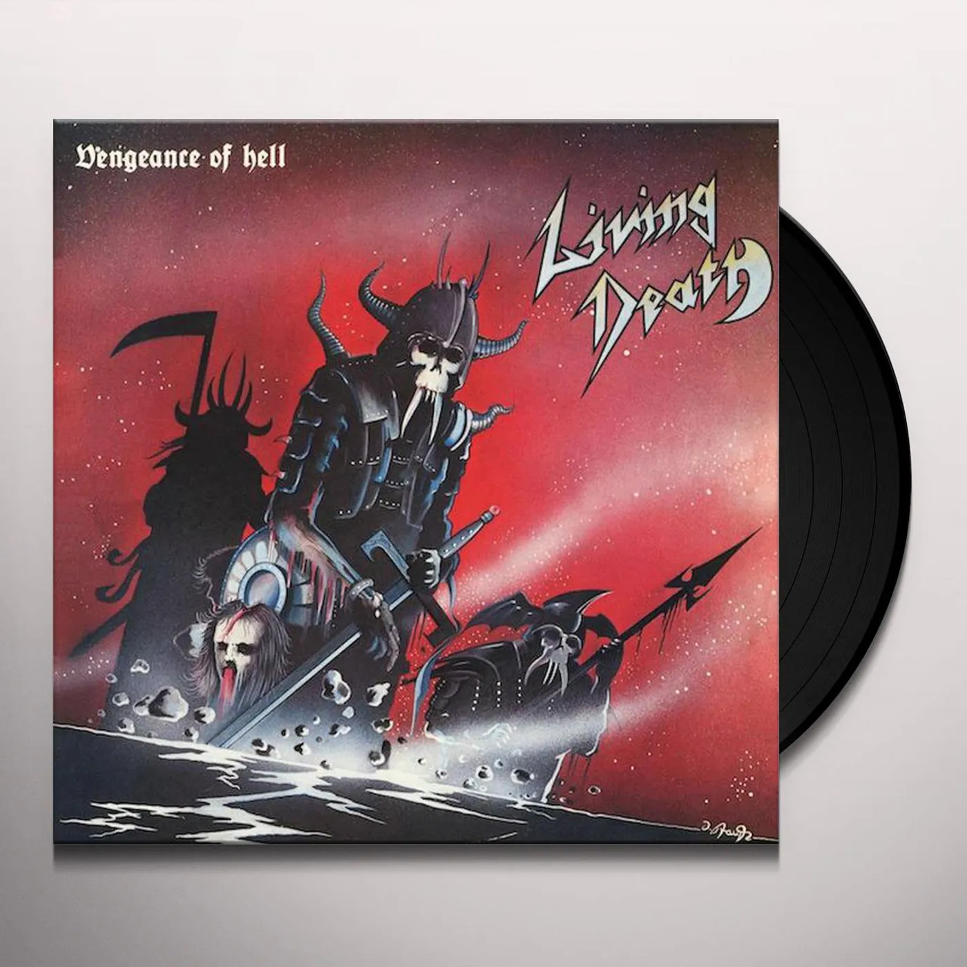 Living Death VENGEANCE OF HELL Vinyl Record