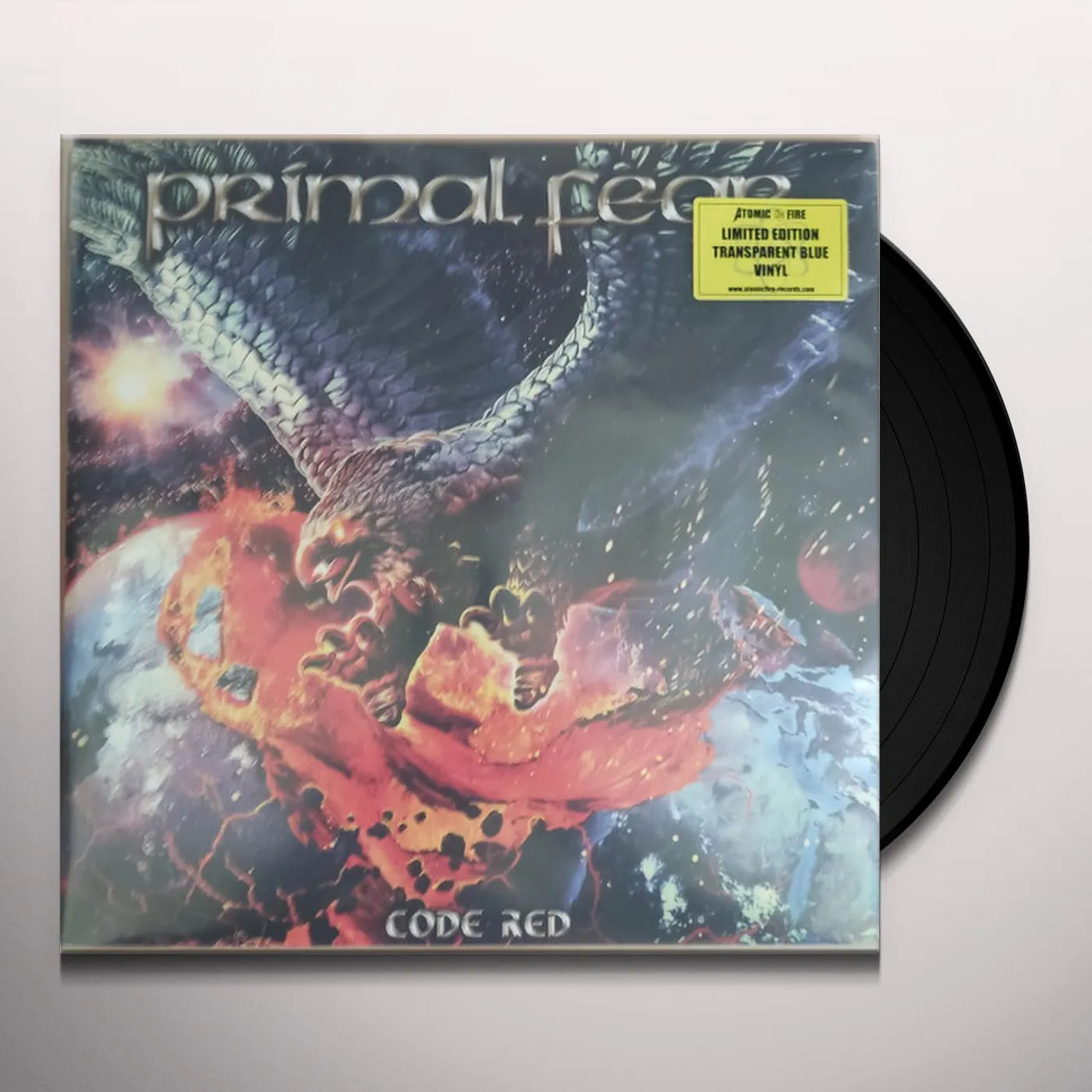 Primal Fear CODE RED (2LP/BLUE TRANSPARENT VINYL) Vinyl Record