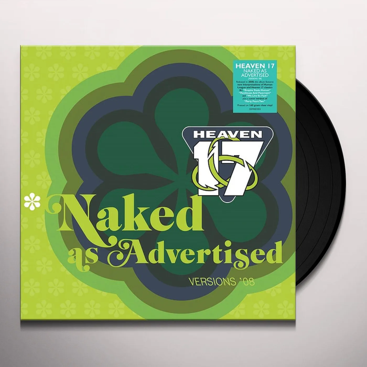Heaven 17 NAKED AS ADVERTISED (140G/CLEAR VINYL) Vinyl Record