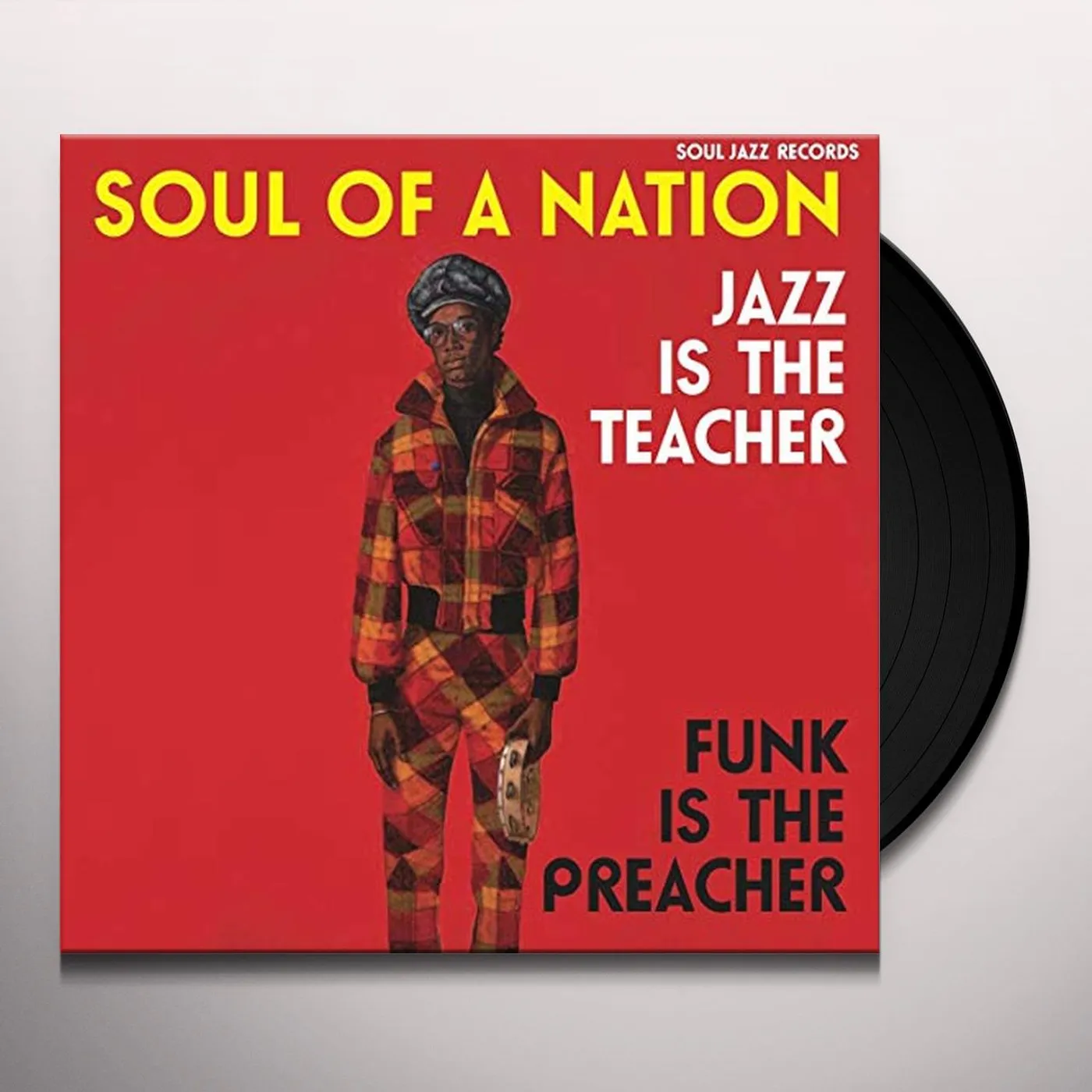 Soul Jazz Records Presents SOUL OF A NATION: JAZZ IS THE TEACHER, FUNK IS THE PREACHER (3LP/DL) Vinyl Record