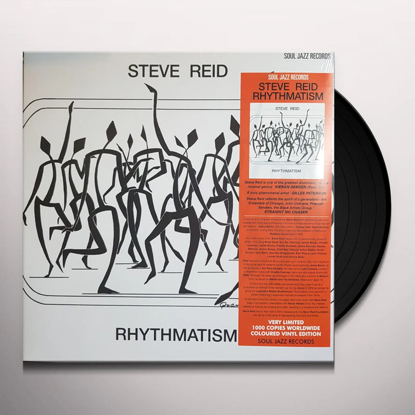 Steve Reid RHYTHMATISM (COLOR VINYL/DL CARD) Vinyl Record
