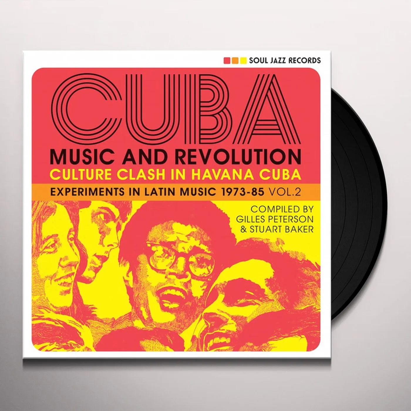 Soul Jazz Records Presents CUBA: MUSIC & REVOLUTION: CULTURE CLASH IN HAVANA: EXPERIMENTS IN LATIN MUSIC 1975-85 VOL. 2 (3LP) Vinyl Record