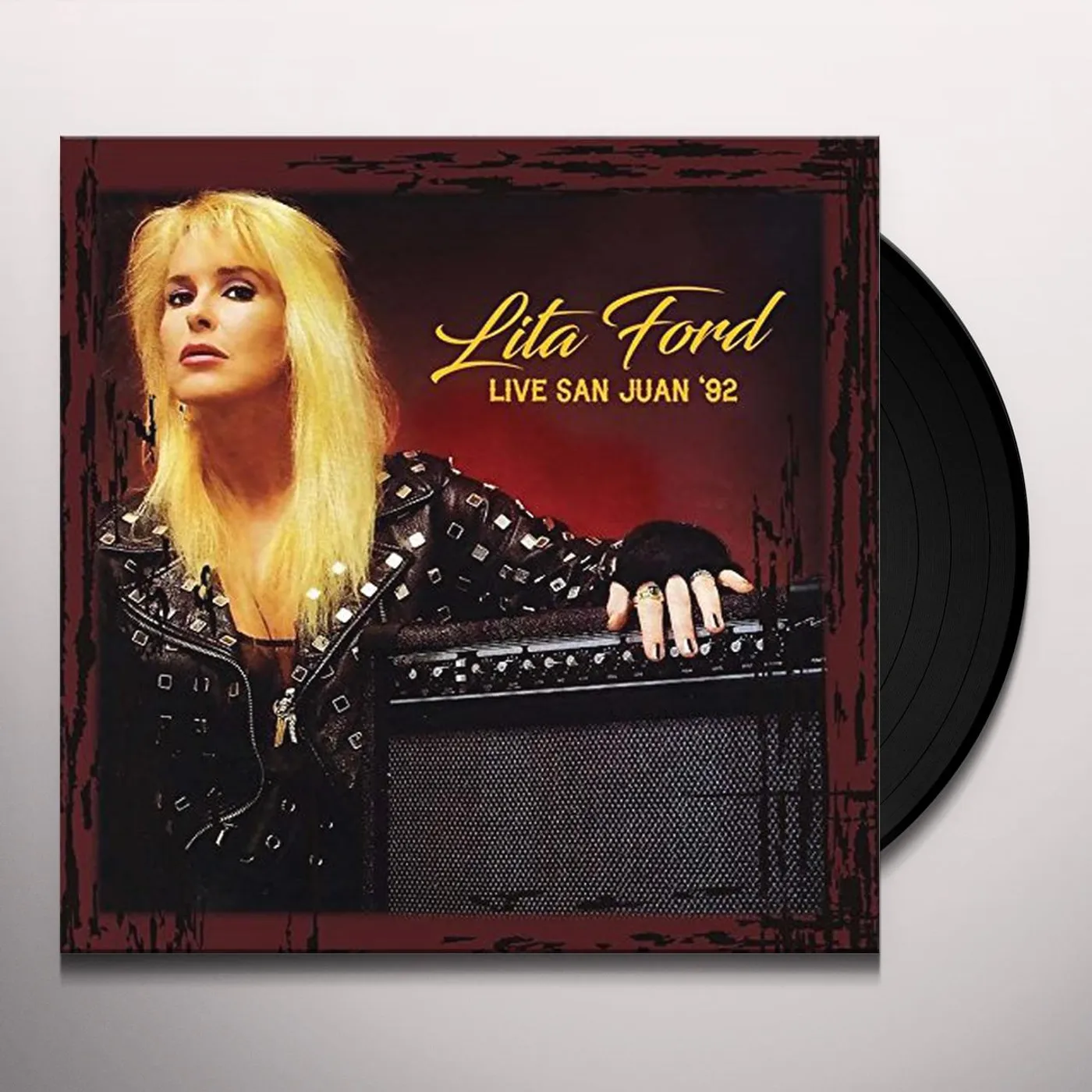 Lita Ford LIVE IN SAN JUAN 92 (YELLOW VINYL) Vinyl Record