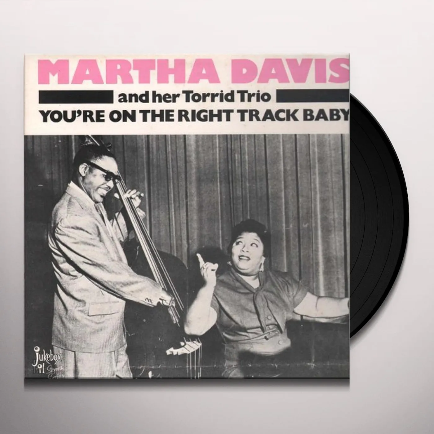 Martha Davis YOU'RE ON THE RIGHT TRACK BABY Vinyl Record