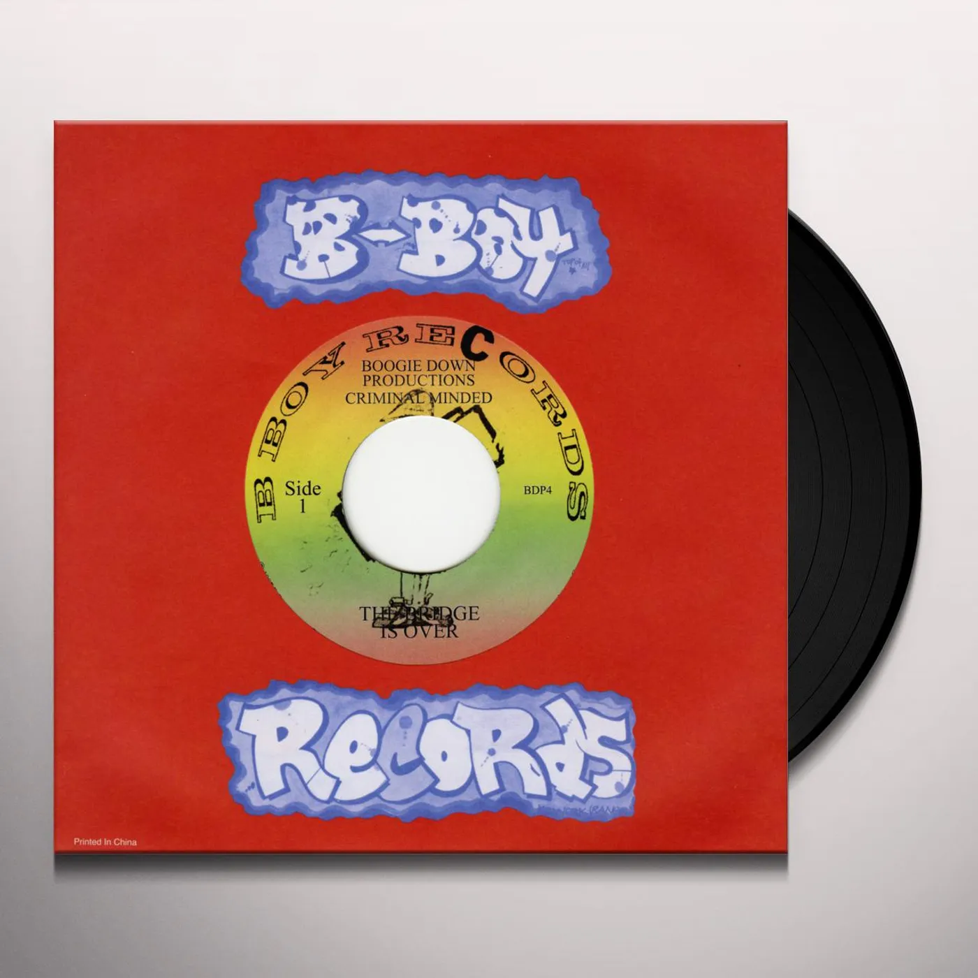 Boogie Down Productions BRIDGE IS OVER / REMIX FOR THE P IS FREE Vinyl Record