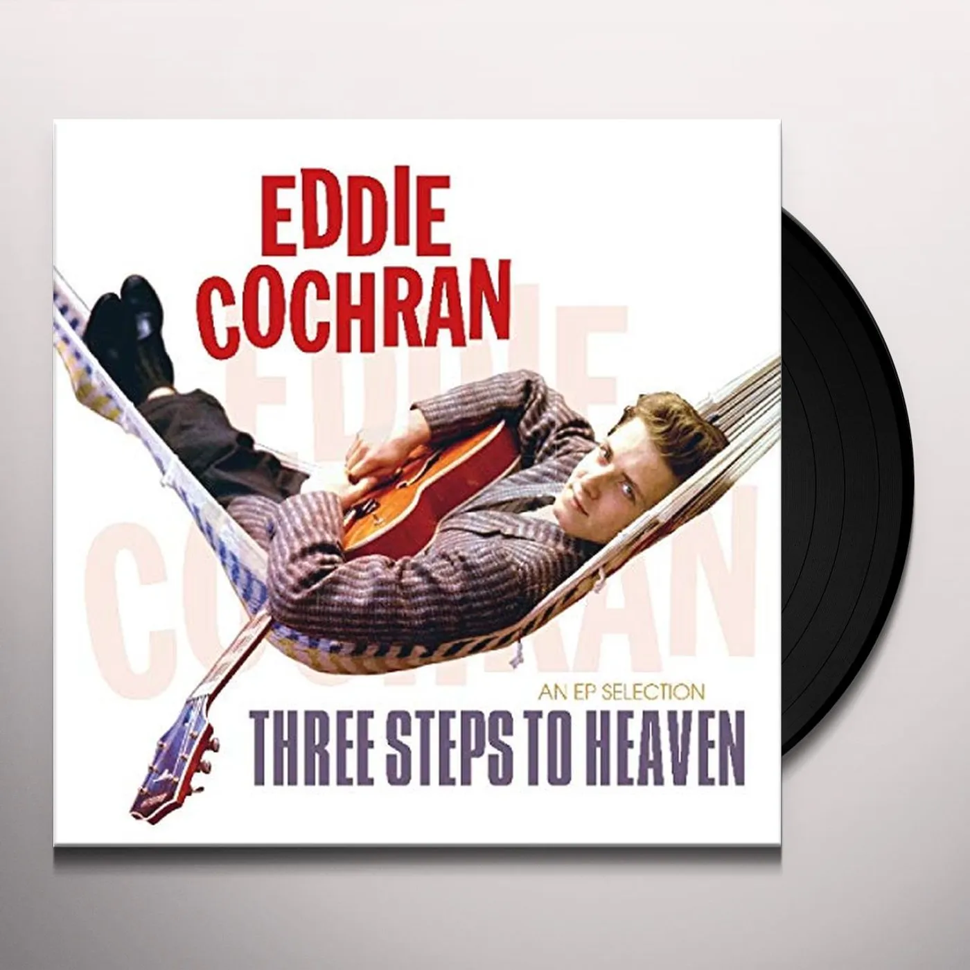 Eddie Cochran THREE STEPS TO HEAVEN Vinyl Record