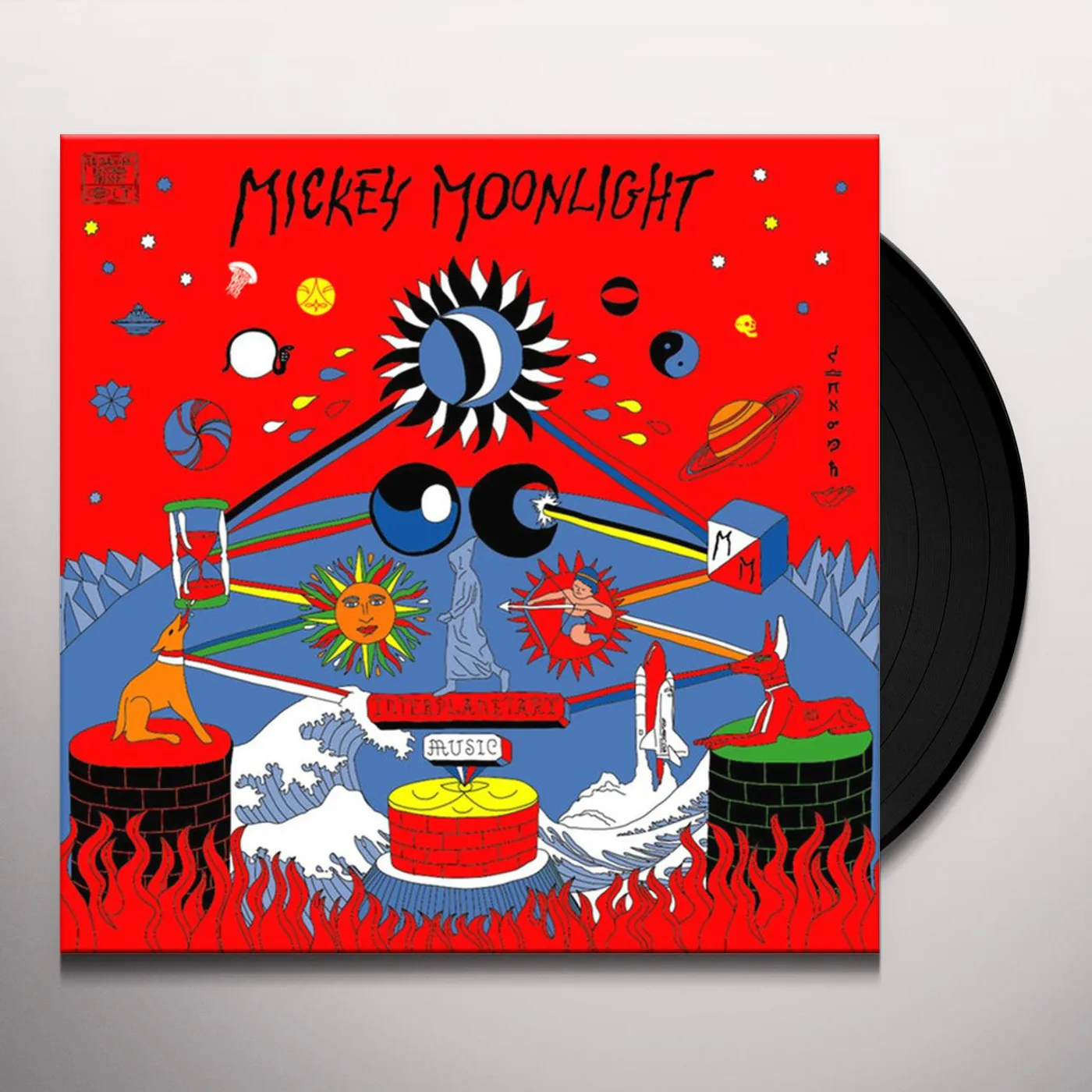 Mickey Moonlight Interplanetary Music Vinyl Record