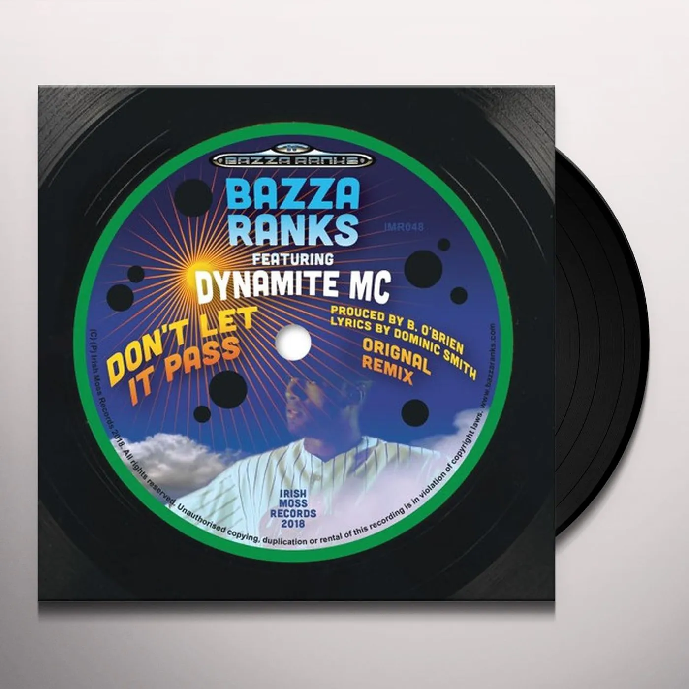 Bazza Ranks DON'T LET IT PASS Vinyl Record