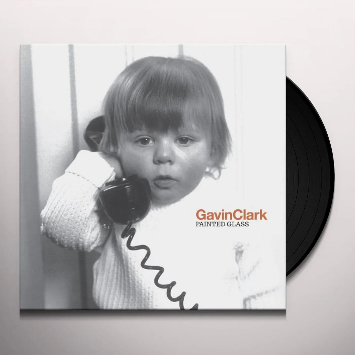 Gavin Clark Painted Glass Vinyl Record