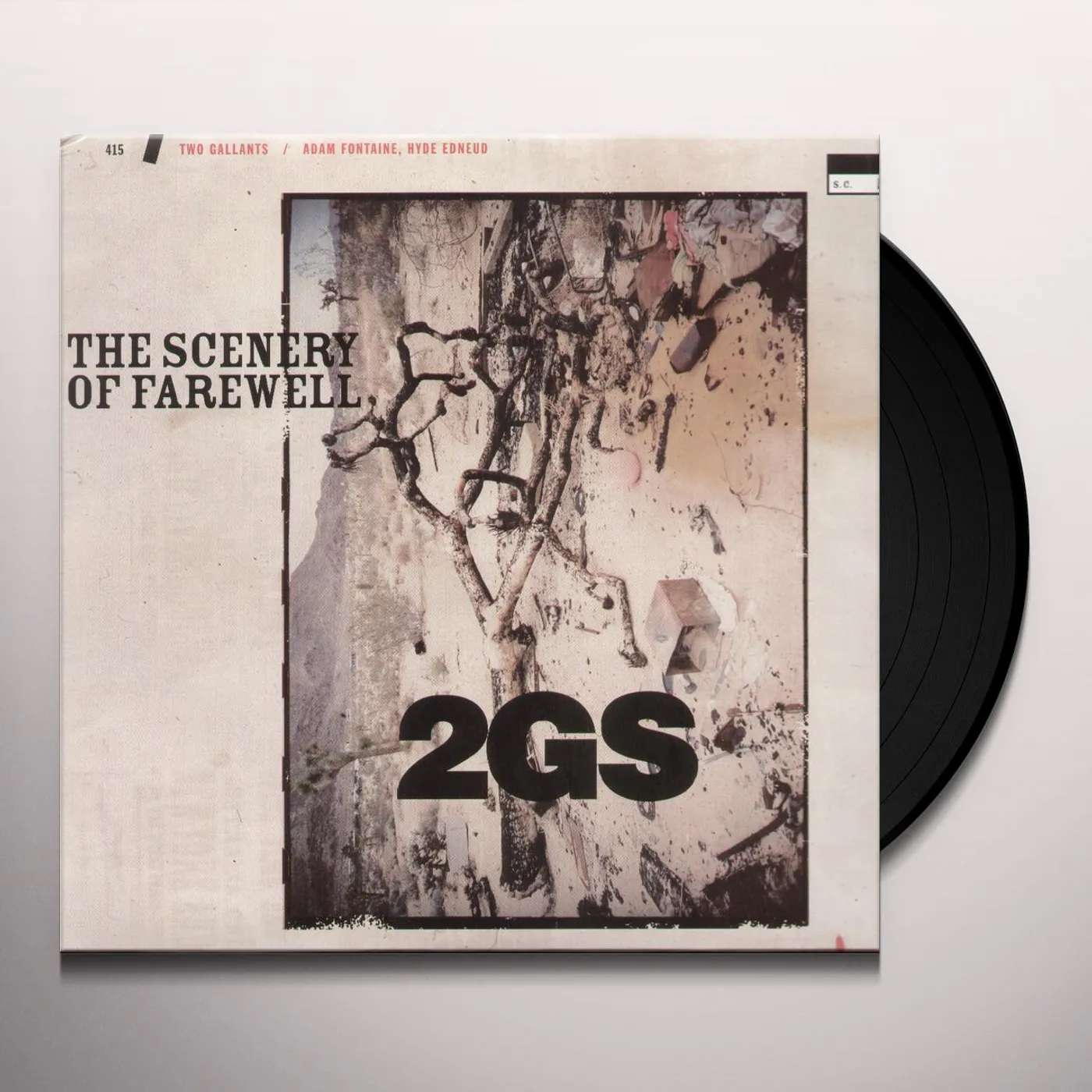 Two Gallants SCENERY OF FAREWELL Vinyl Record