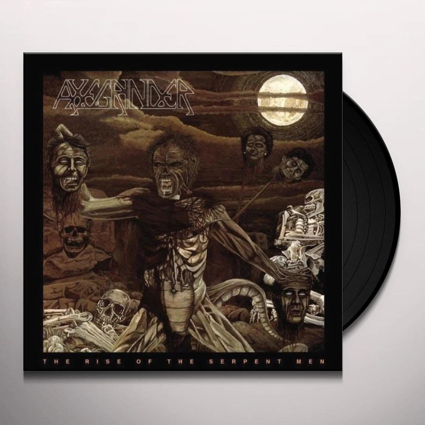 Axegrinder RISE OF THE SERPENT MEN Vinyl Record