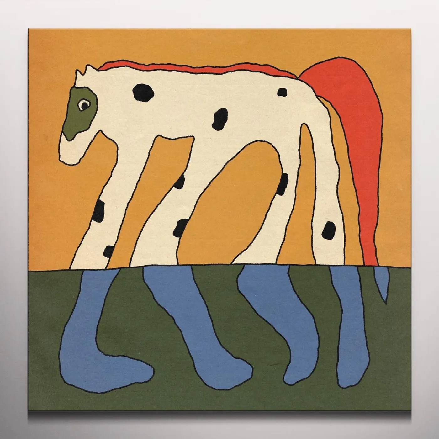 Being Dead WHEN HORSES WOULD RUN - CREAMSICLE Vinyl Record - Colored Vinyl