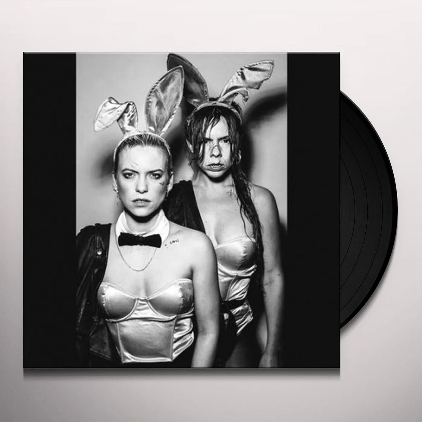 BONES UK (HALF BLACK / HALF CLEAR) Vinyl Record