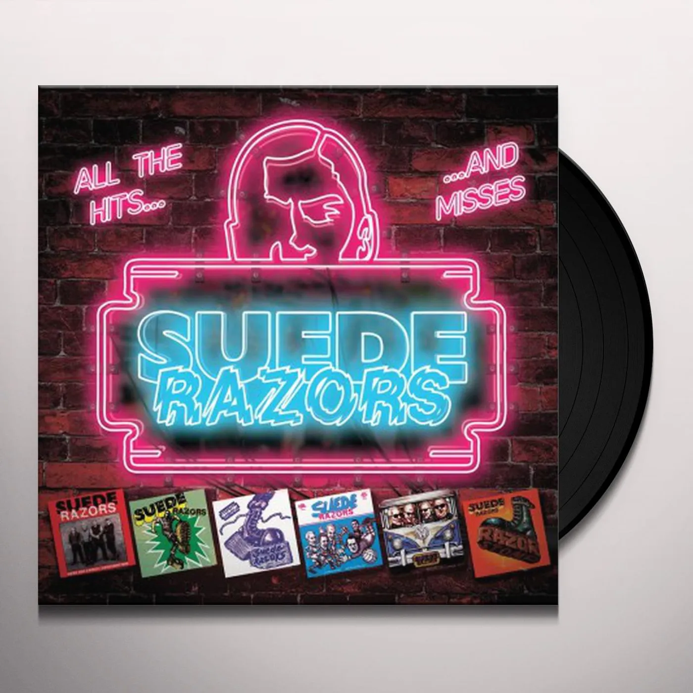 Suede Razors ALL THE HITS AND MISSES Vinyl Record