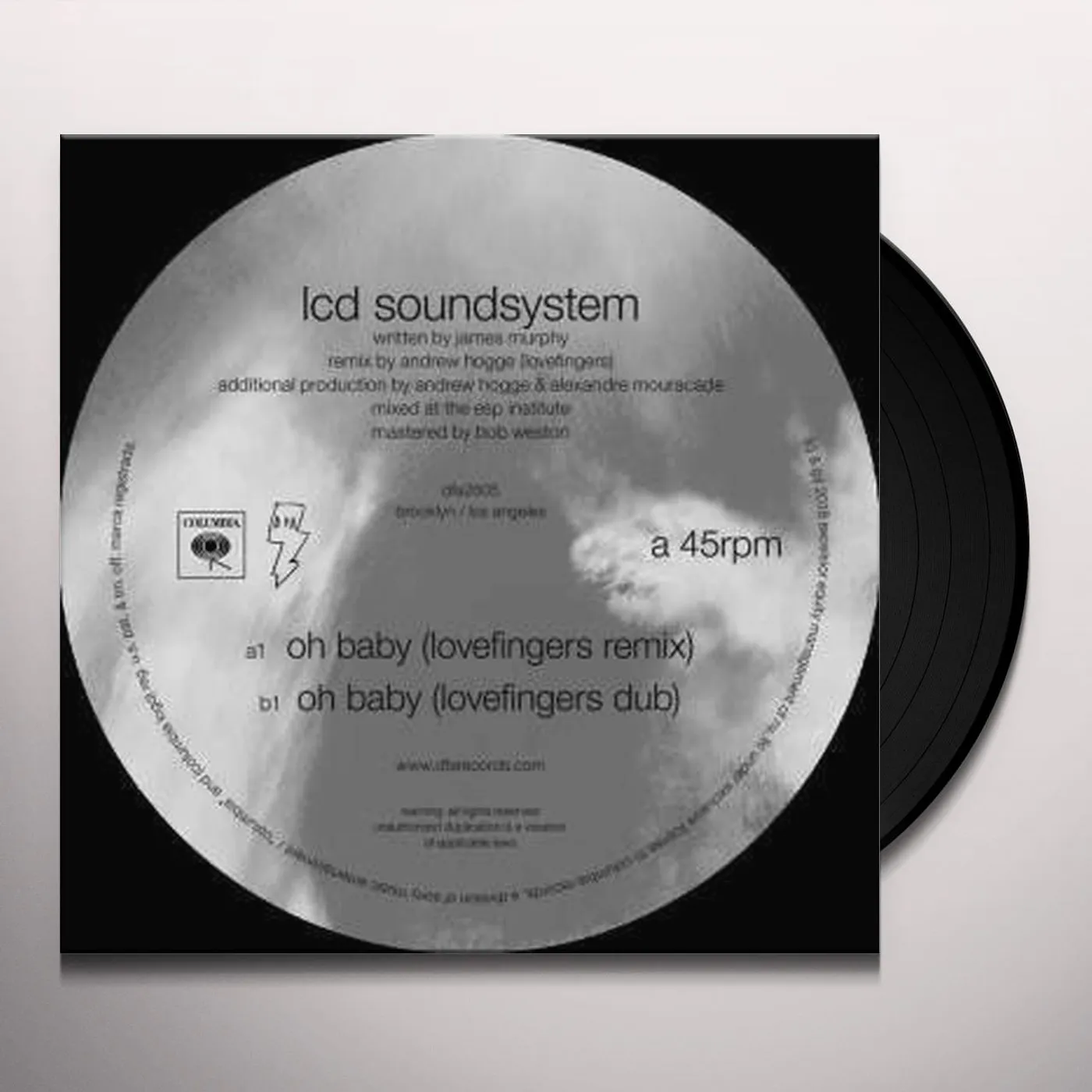 LCD Soundsystem OH BABY (LOVEFINGERS REMIXES) Vinyl Record