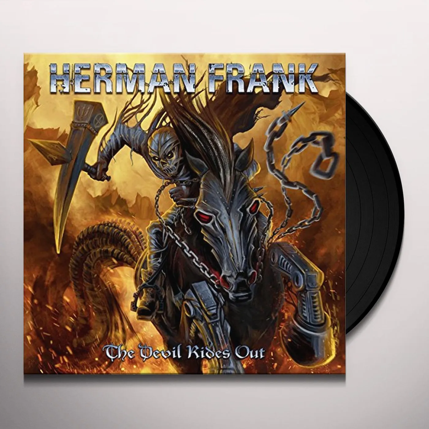 Herman Frank DEVIL RIDES OUT Vinyl Record