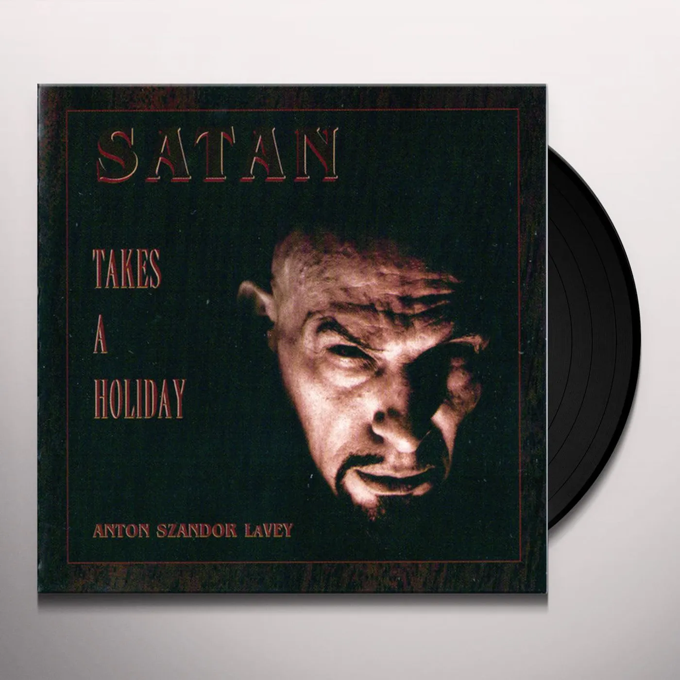 Anton LaVey SATAN TAKES A HOLIDAY (COLOURED VINYL) Vinyl Record