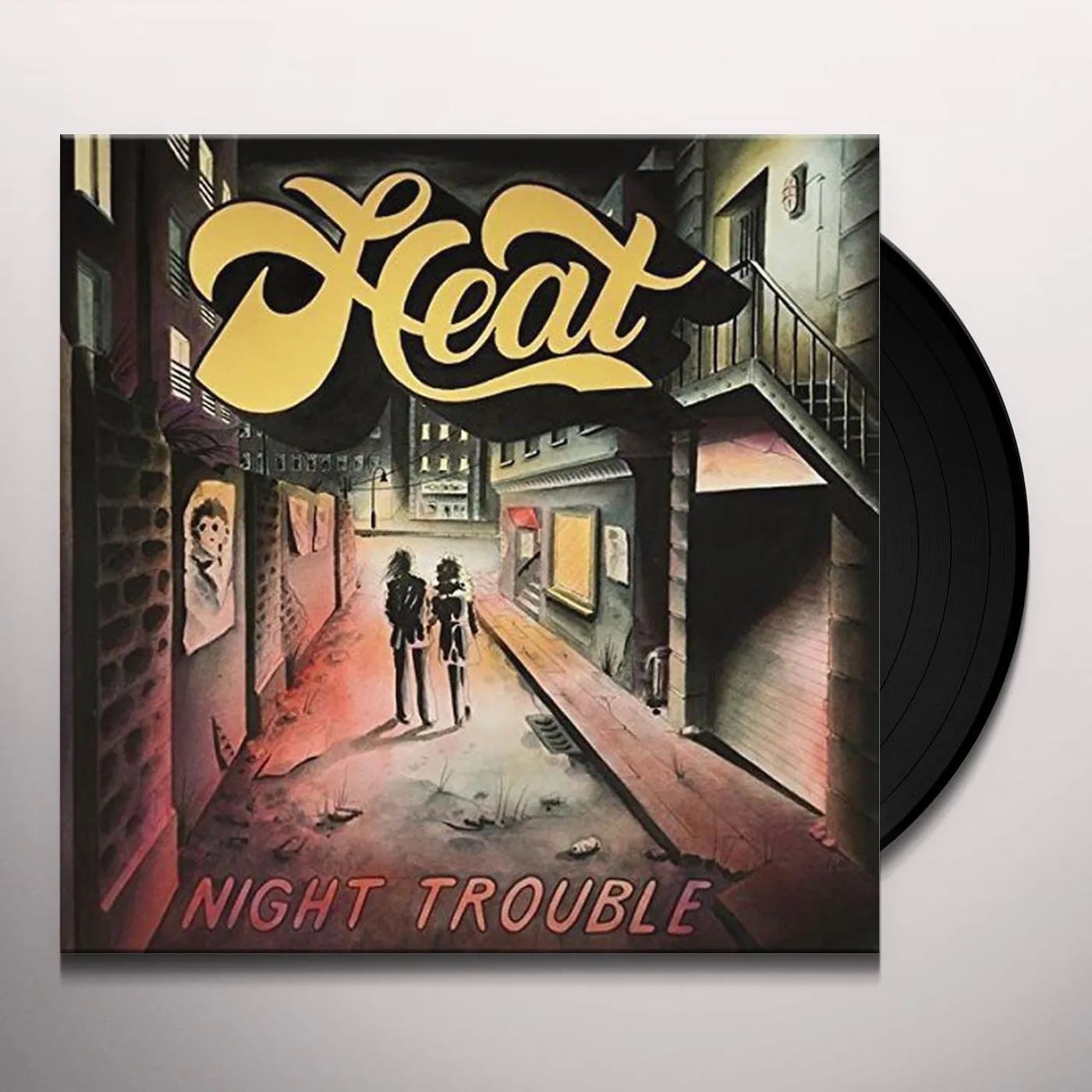 HEAT Night Trouble Vinyl Record