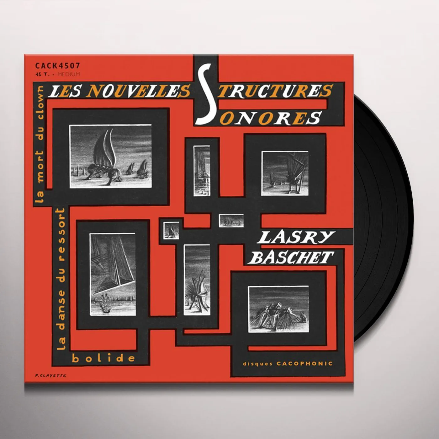 Lasry Baschet Les Nouvelles Structures Sonores Vinyl Record