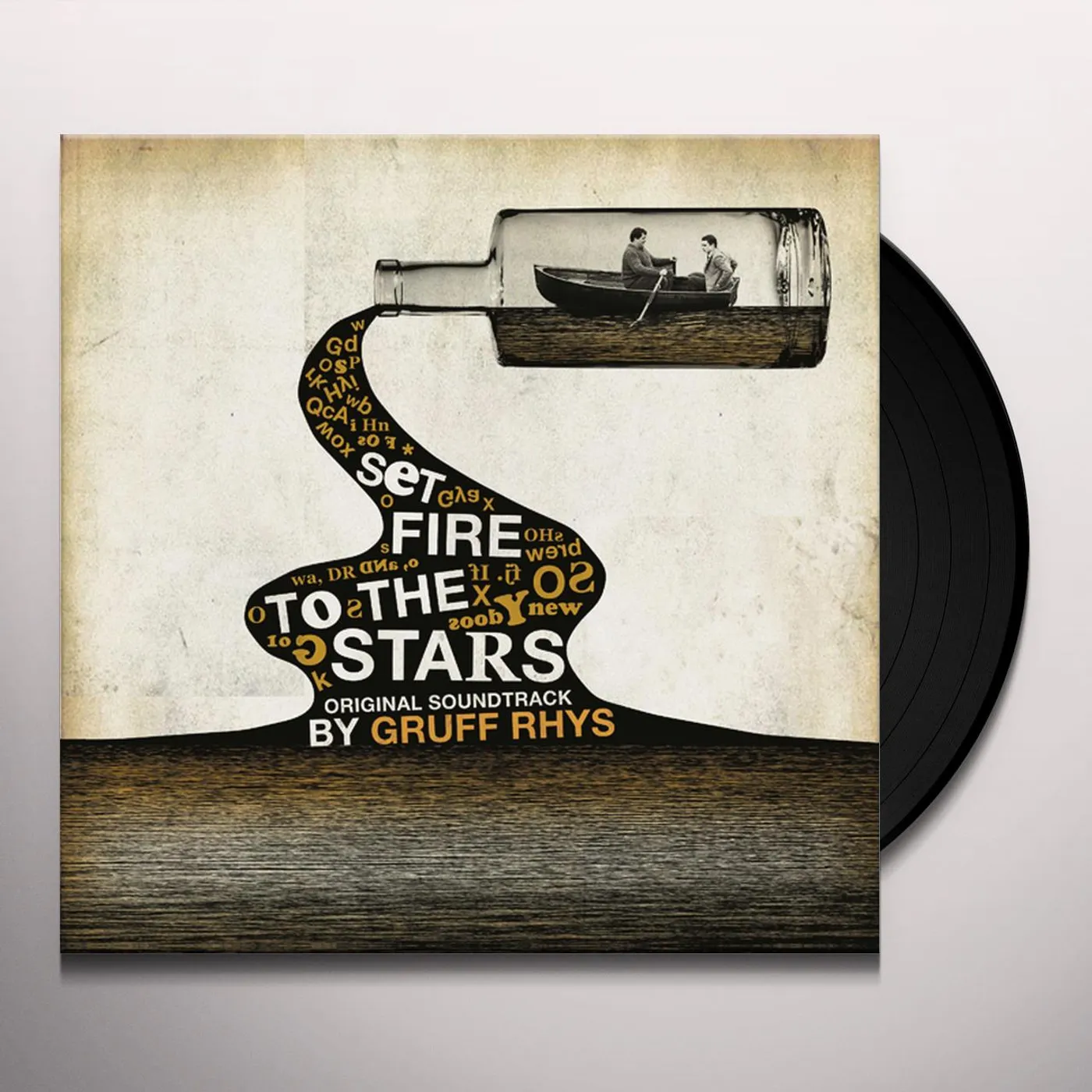 Gruff Rhys SET FIRE TO THE STARS - Original Soundtrack Vinyl Record