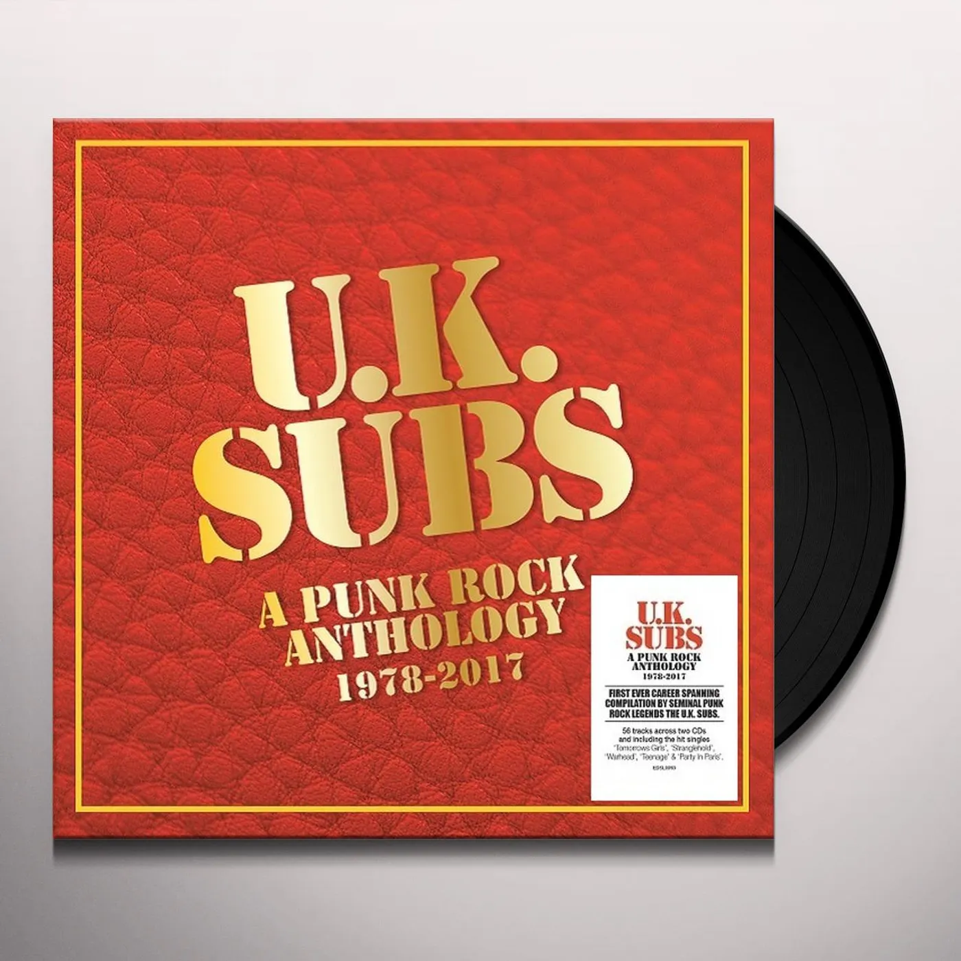 U.K. Subs PUNK ROCK ANTHOLOGY 1978-2017 Vinyl Record