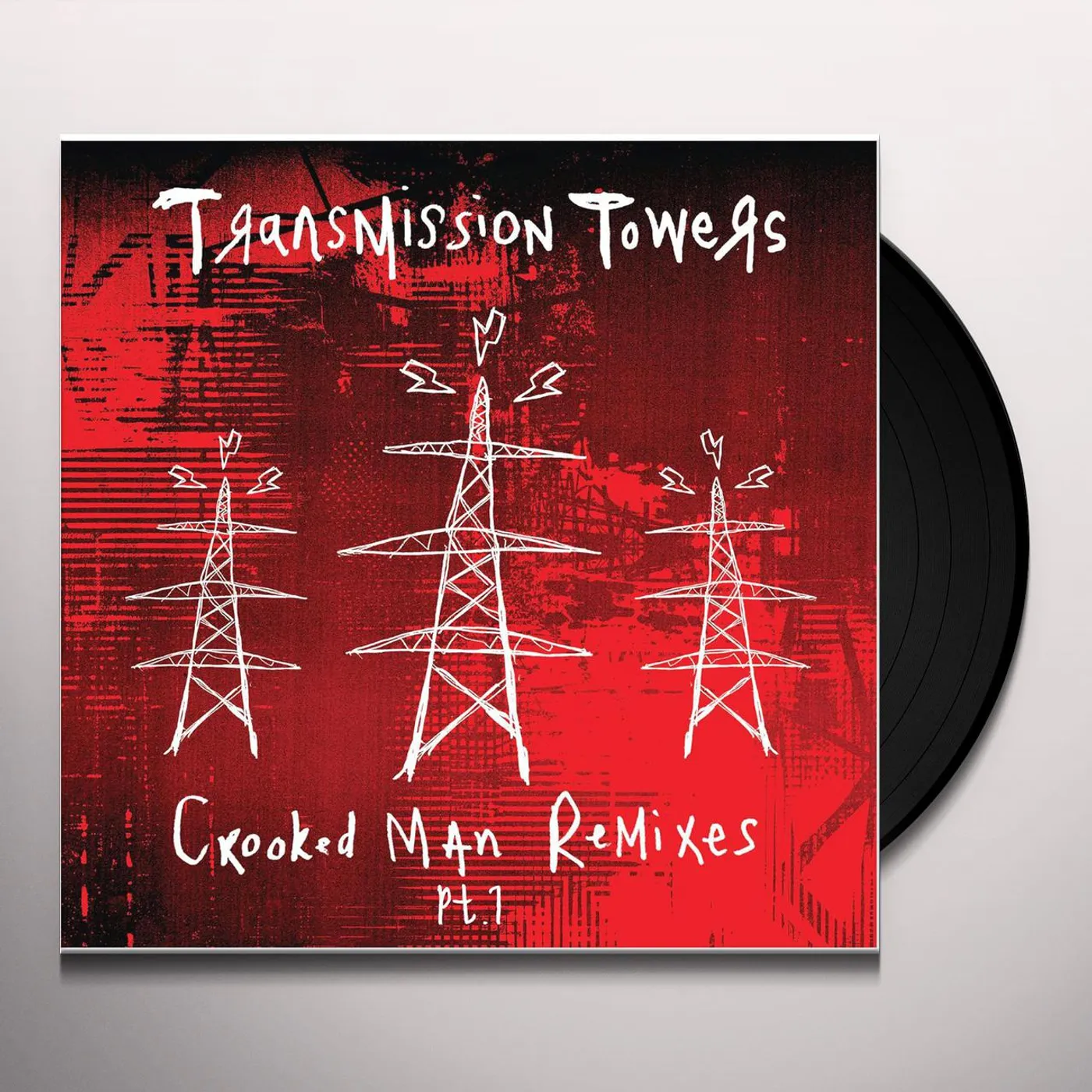 Transmission Towers Crooked Man Remixes Pt. 1 Vinyl Record - Limited Edition