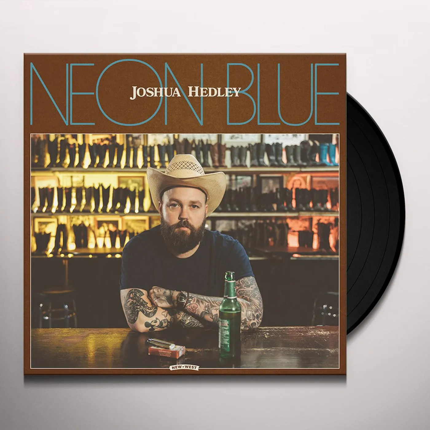 Joshua Hedley Neon Blue Vinyl Record