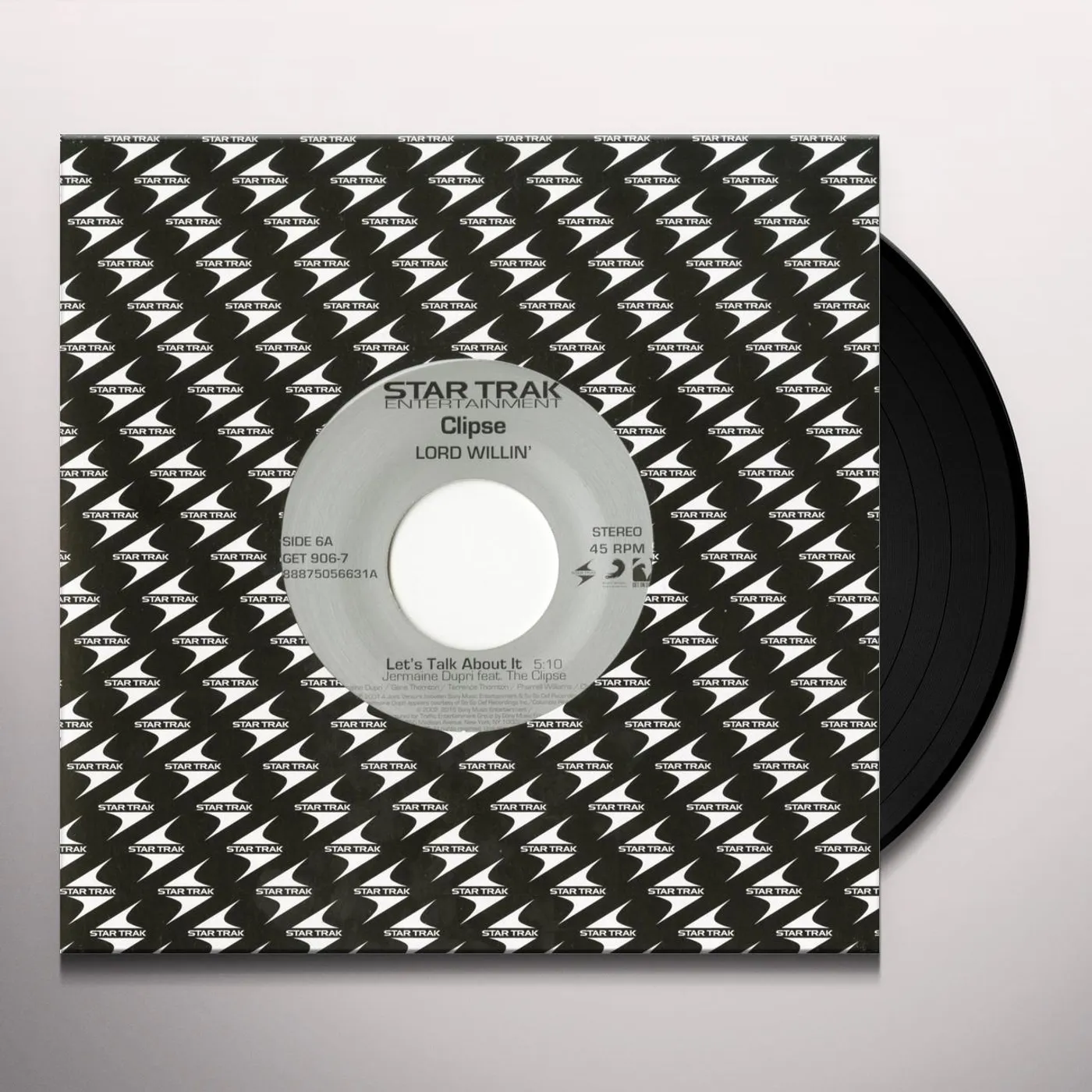 Clipse LET'S TALK ABOUT IT / GANGSTA LEAN Vinyl Record