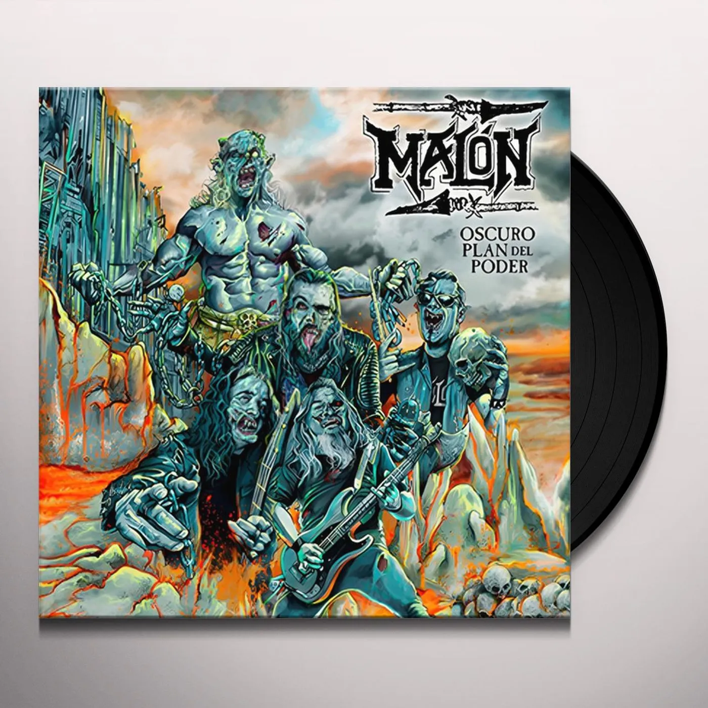 Malon Oscuro Plan del Poder Vinyl Record