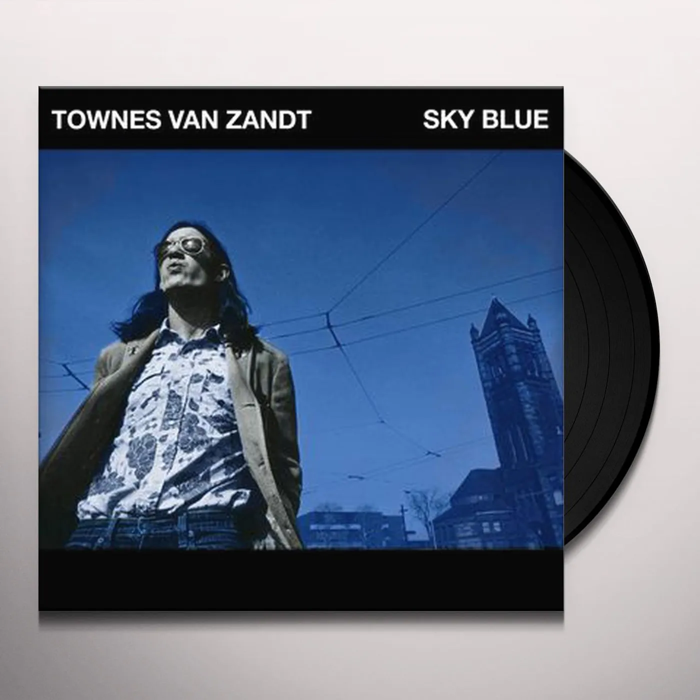 Townes Van Zandt Sky Blue Vinyl Record