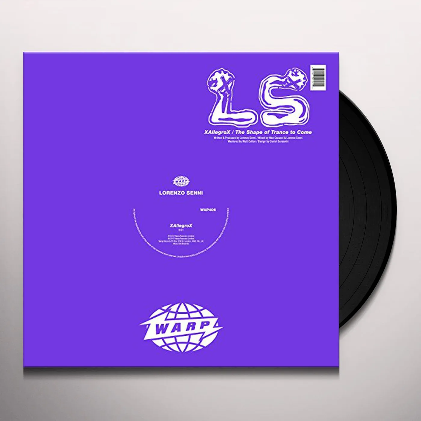 Lorenzo Senni XALLEGROX / SHAPE OF TRANCE TO COME Vinyl Record