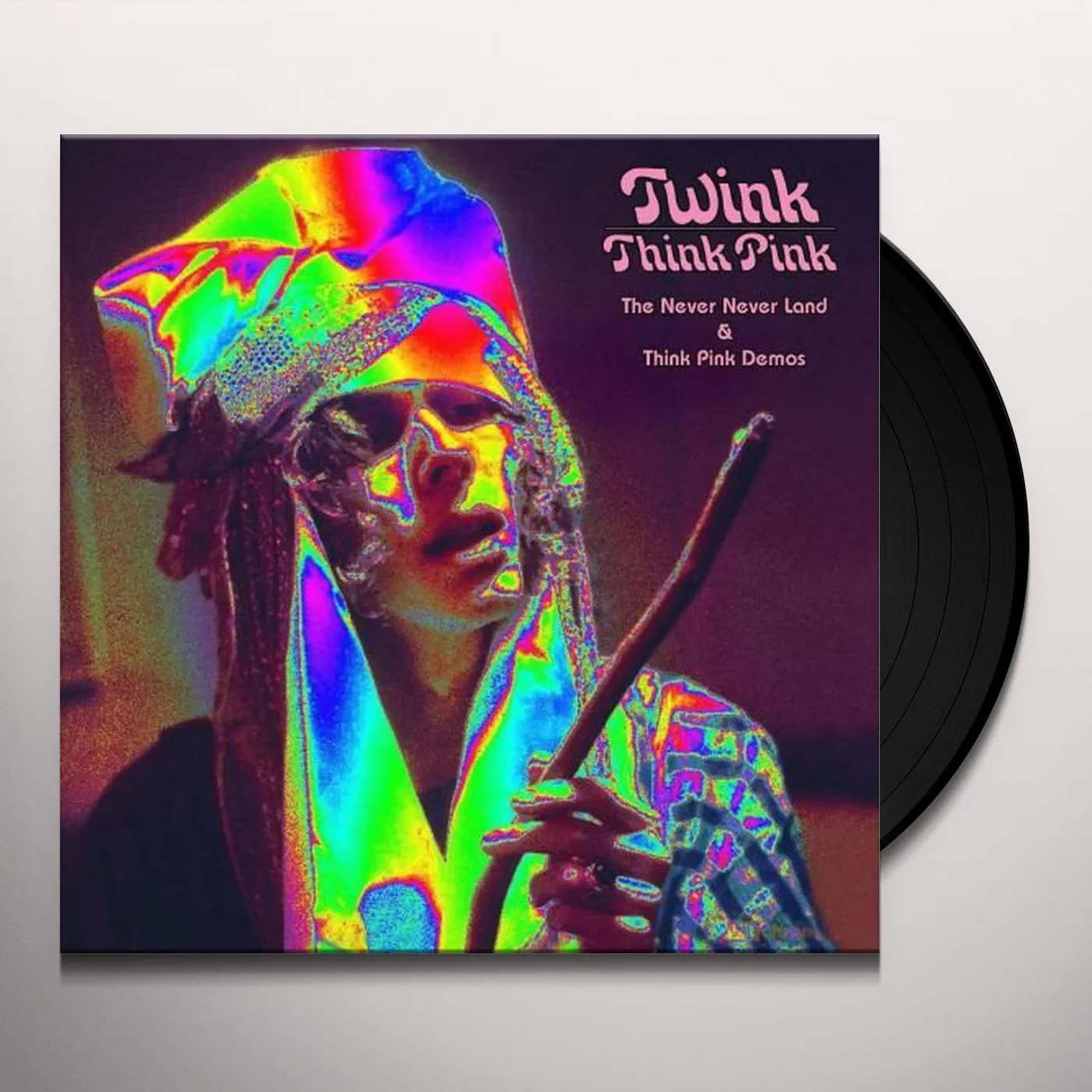 Twink THINK PINK: THE NEVER NEVER LAND & THINK PINK DEMS Vinyl Record