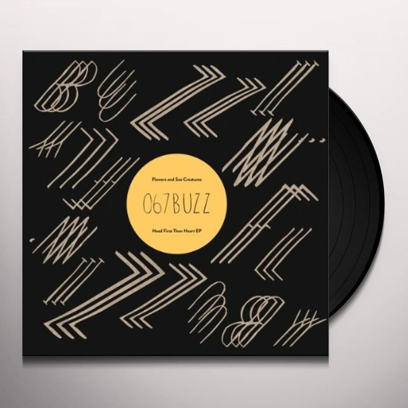 Flowers and Sea Creatures HEAD FIRST THEN HEART Vinyl Record