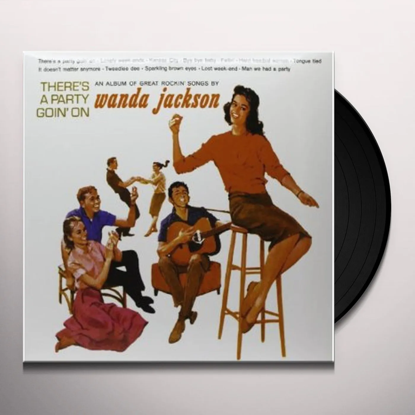 Wanda Jackson THERE'S A PARTY GOIN ON Vinyl Record