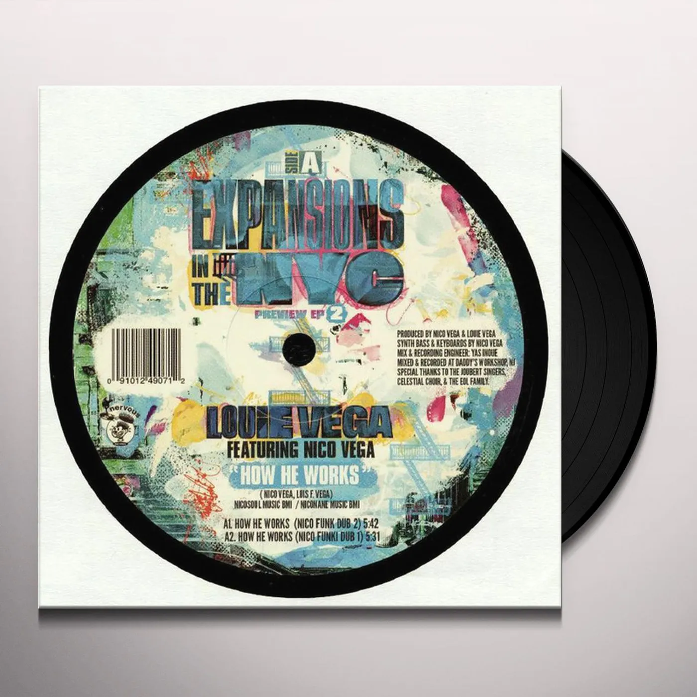 Louie Vega EXPANSIONS IN THE NYC: PREVIEW EP 2 Vinyl Record