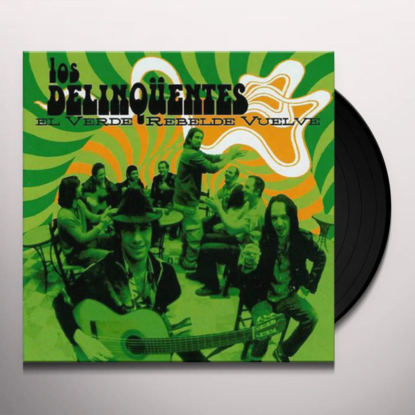 Los Delinquentes El Verde Rebelde Vuelve Vinyl Record
