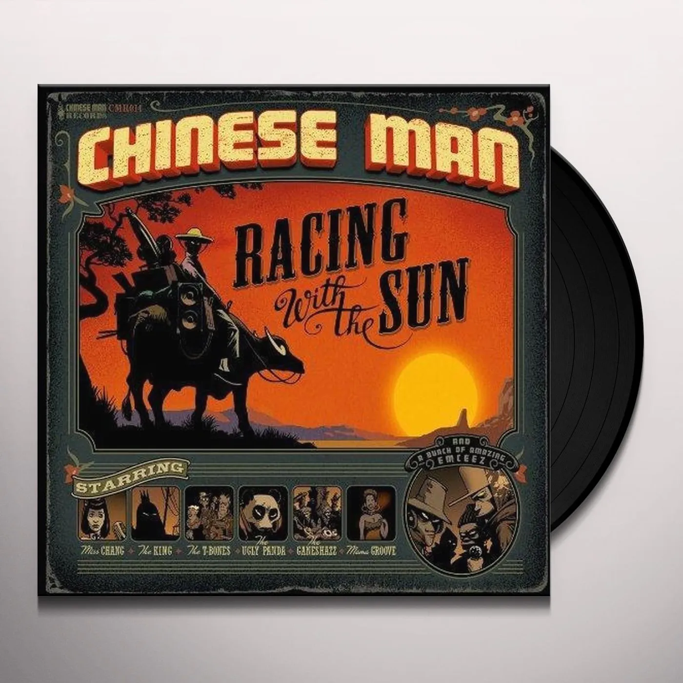 Chinese Man Racing With the Sun Vinyl Record