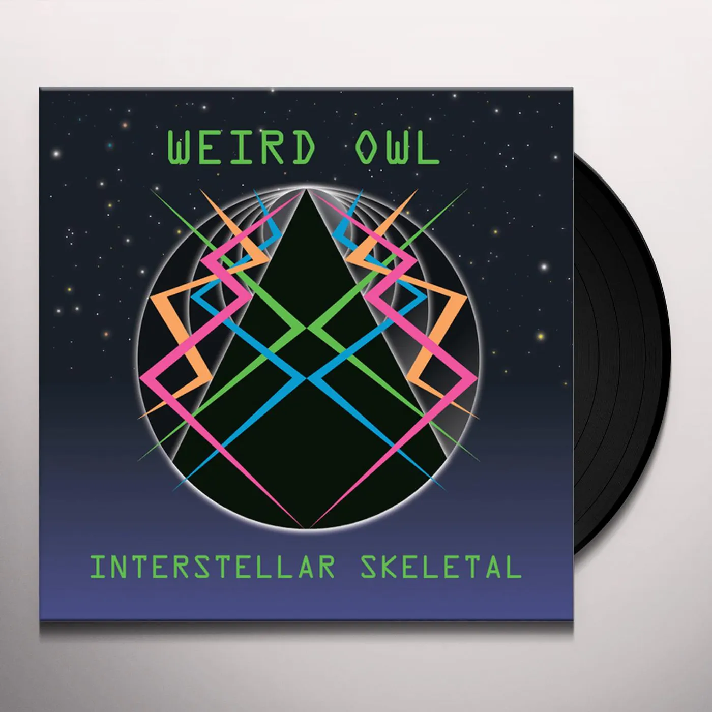 Weird Owl Interstellar Skeletal Vinyl Record