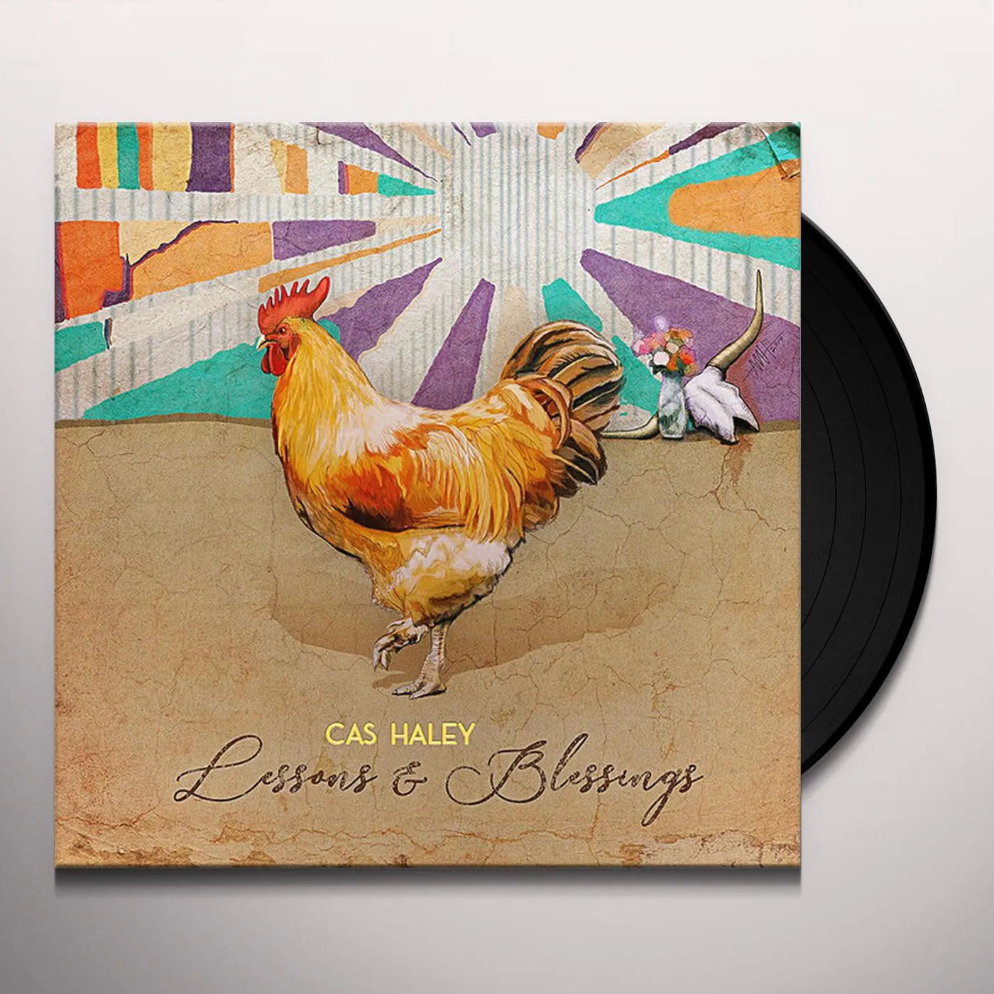 Cas Haley LESSONS & BLESSING Vinyl Record
