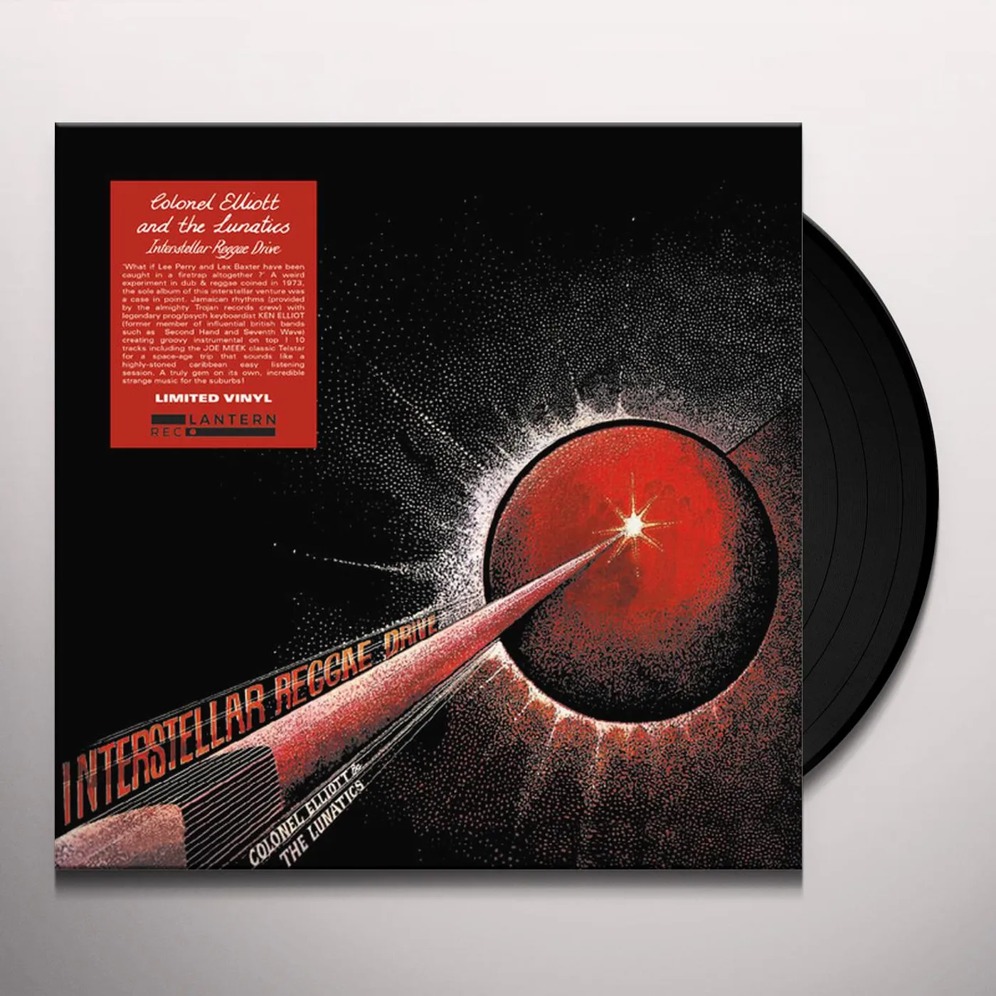 Colonel Elliott & The Lunatics INTERSTELLAR REGGAE Vinyl Record