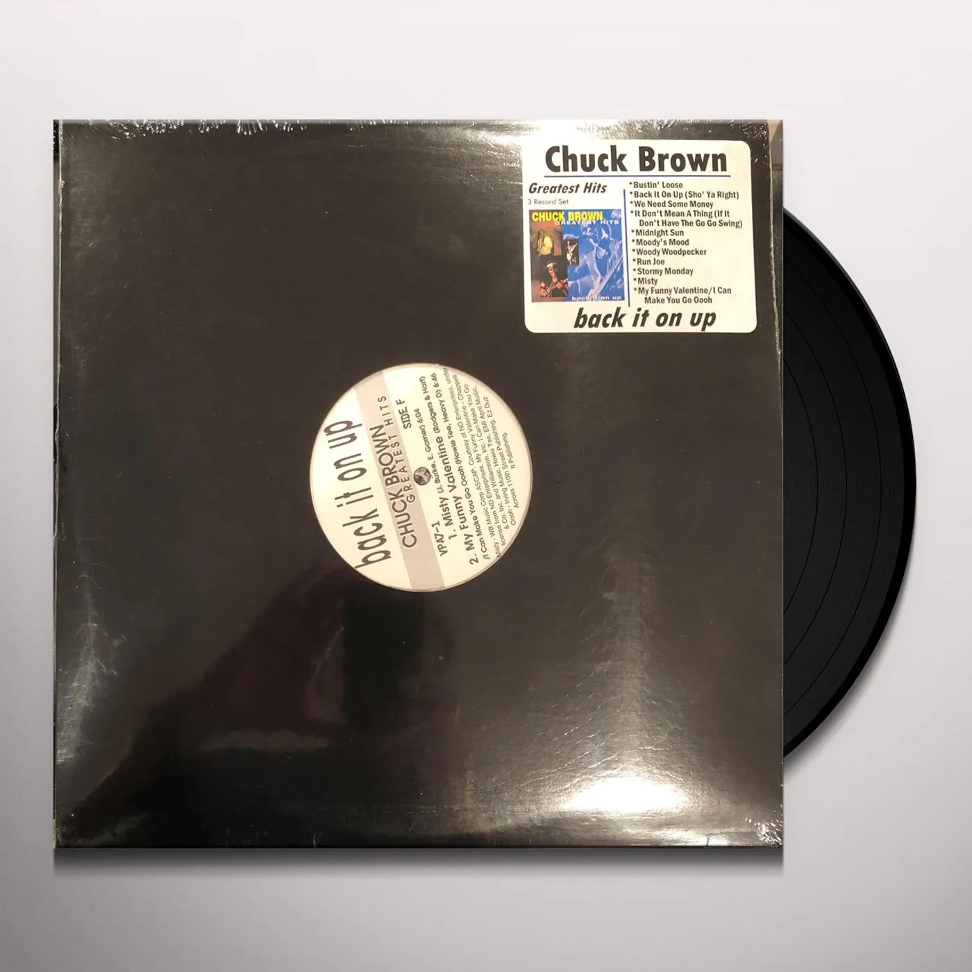 Chuck Brown and the Soul Searchers Back It On Up: Greatest Hits Vinyl Record