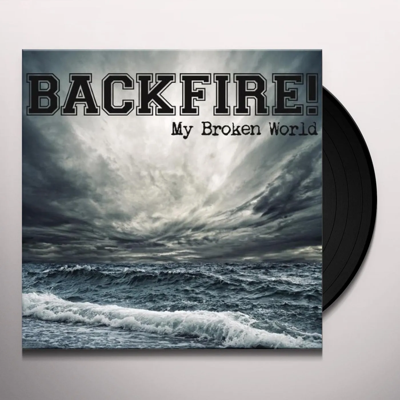 Backfire MY BROKEN WORLD / IN HARM'S WAY Vinyl Record - Limited Edition, 180 Gram Pressing