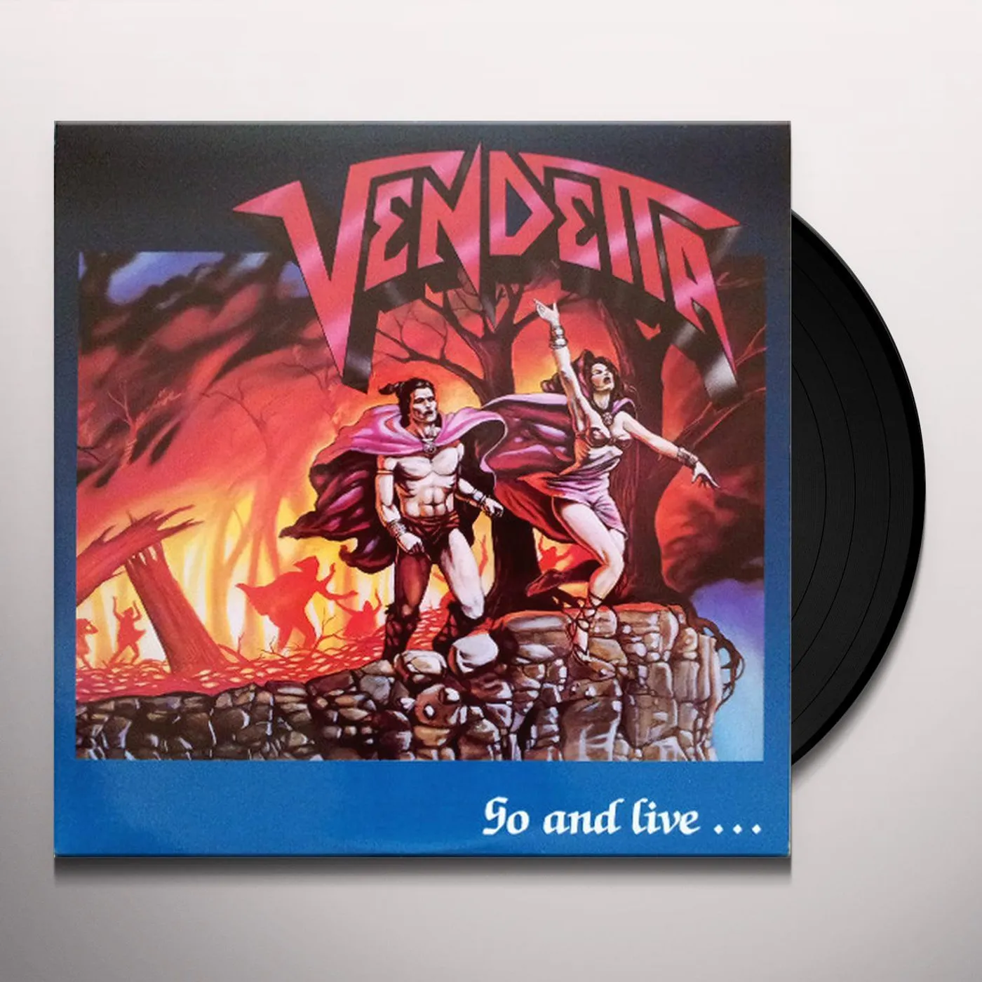 Vendetta GO & LIVE STAY & DIE Vinyl Record