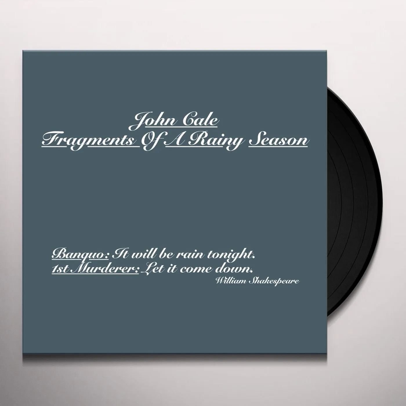 John Cale Fragments Of A Rainy Season Vinyl Record